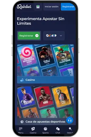 Web oficial de Rainbet registro