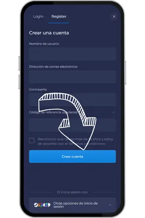 Código promocional campo Rainbet