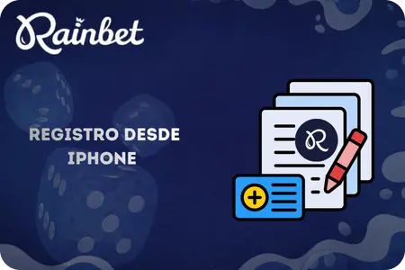 Registro Rainbet desde iPhone
